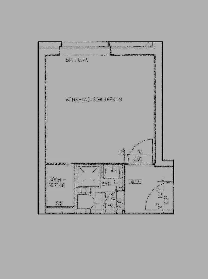Studio mit 34 m² in Greven – Bild 7