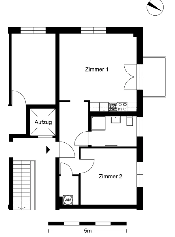 2 room apartment with 54 m² in Berlin – Photo 2