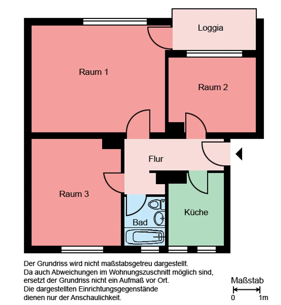3 Zimmer Wohnung mit 63 m² in Iserlohn – Bild 4