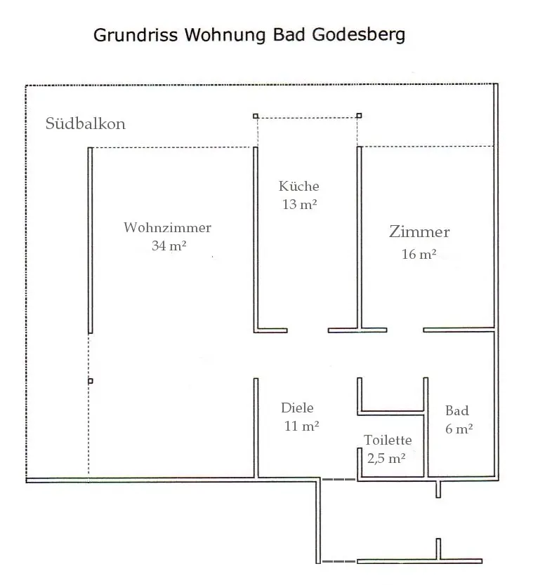 2 Zimmer Wohnung mit 87 m² in Bonn – Bild 9
