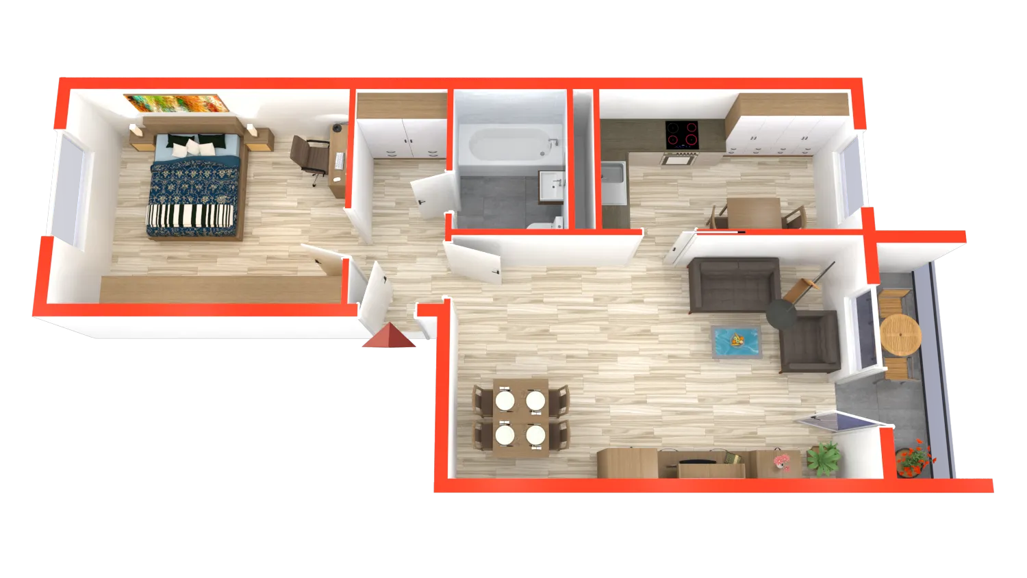 2 Zimmer Wohnung mit 55 m² in Gera – Bild 6