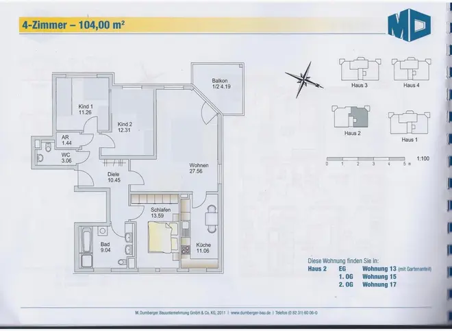 4 Zimmer Wohnung mit 104 m² in Augsburg – Bild 6