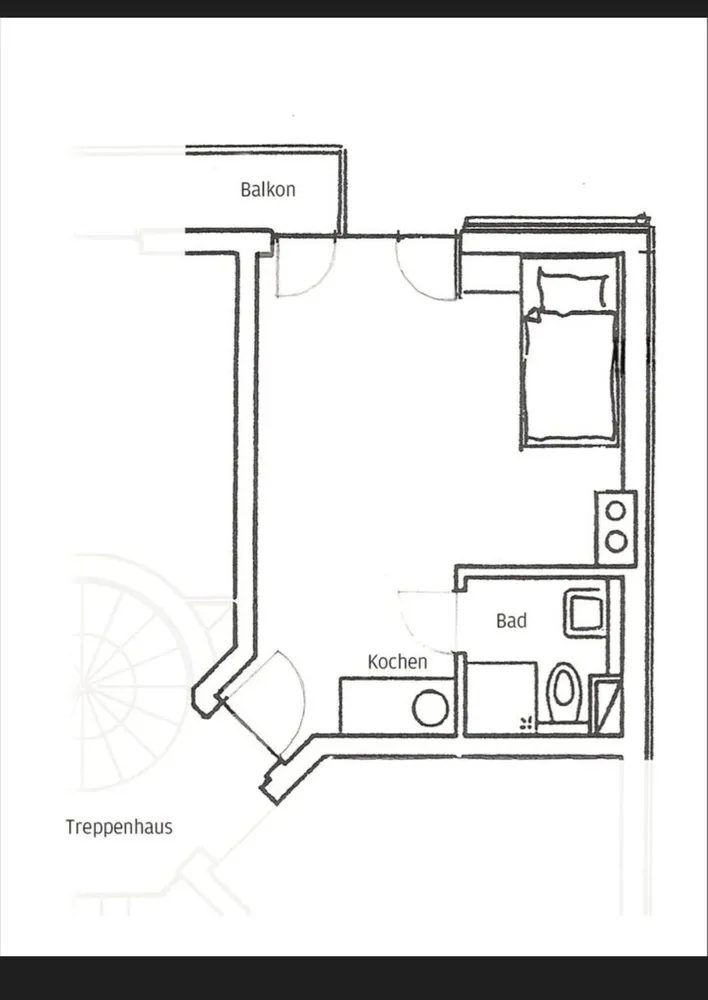 1 Zimmer Wohnung mit 18 m² in Nürnberg – Bild 5