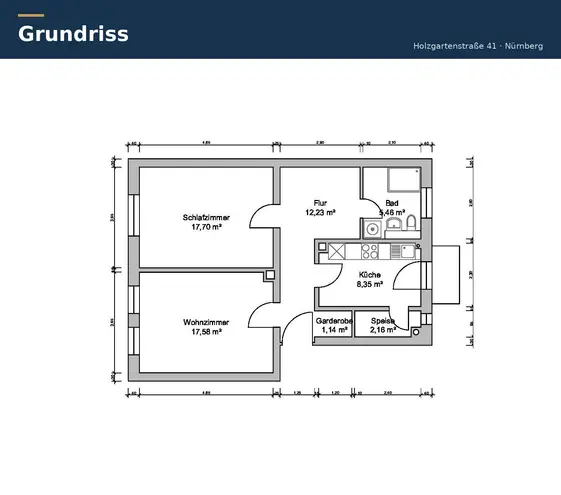 3 Zimmer Wohnung mit 65 m² in Nürnberg – Bild 10