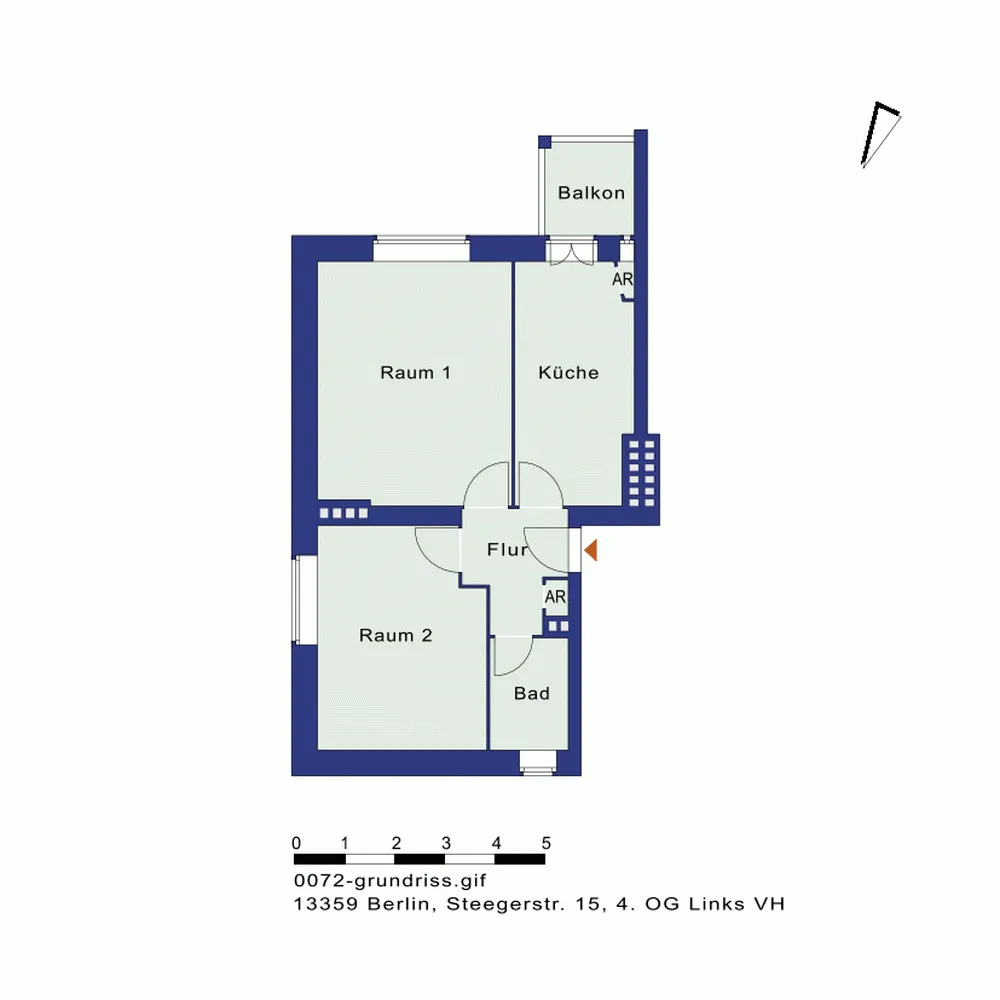 2 Zimmer Wohnung mit 55 m² in Berlin – Bild 10