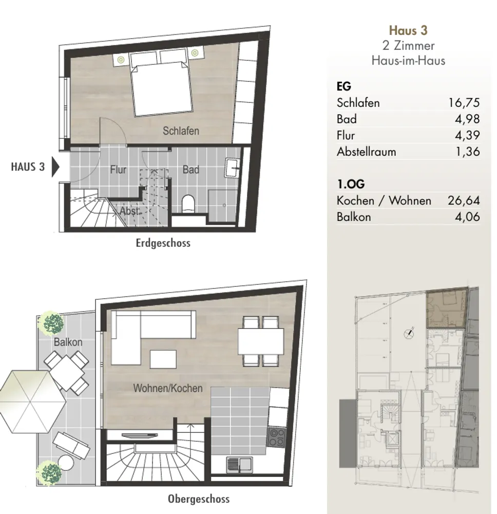 2 Zimmer Wohnung mit 58 m² in Frechen – Bild 10