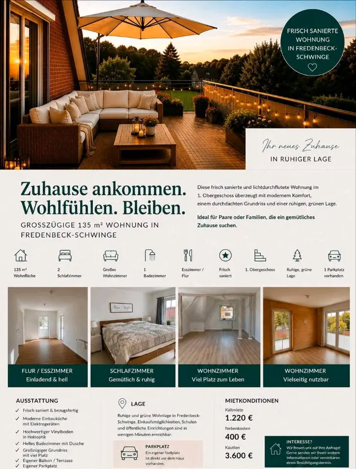 6 Zimmer Wohnung mit 125 m² in Stade – Bild 5