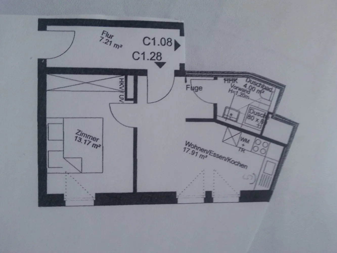 2 Zimmer Wohnung mit 35 m² in Frankfurt am Main – Bild 6