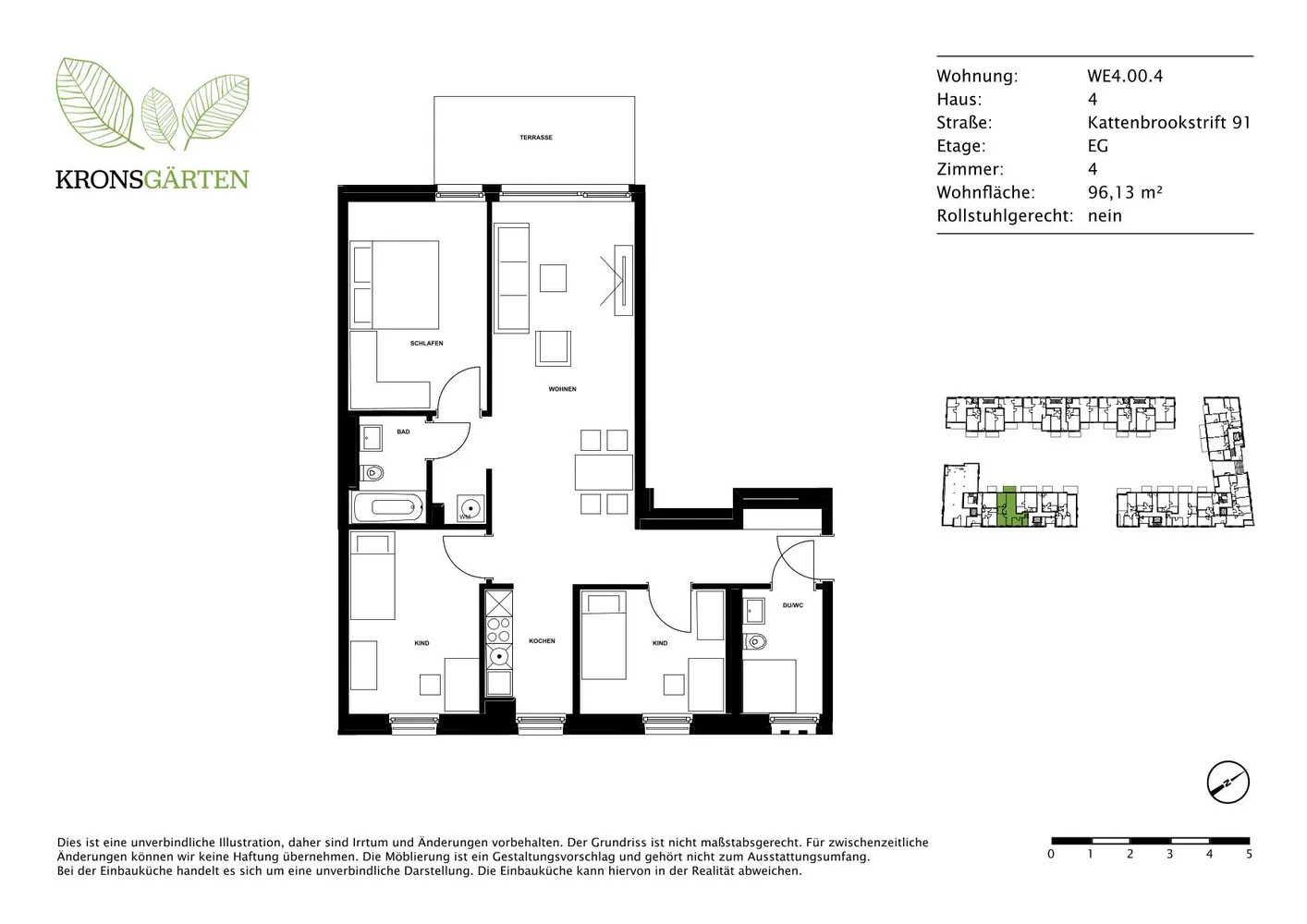 4 Zimmer Wohnung mit 96 m² in Hannover – Bild 8