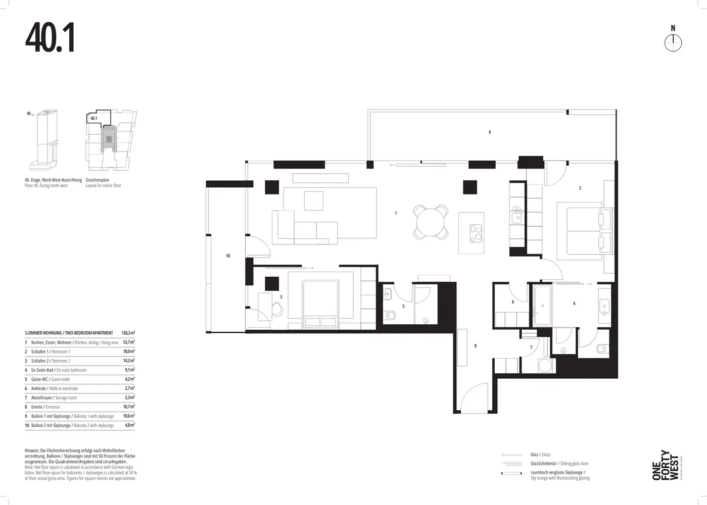 3 Zimmer Wohnung mit 131 m² in Frankfurt am Main – Bild 11