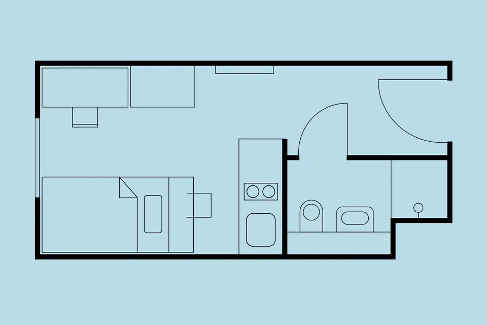 Studio with 18 m² in Munich – Photo 4