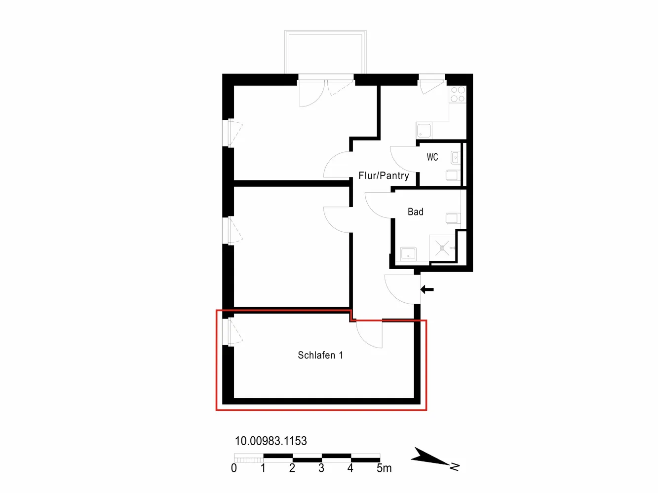 1 Zimmer Wohnung mit 25 m² in Berlin – Bild 3