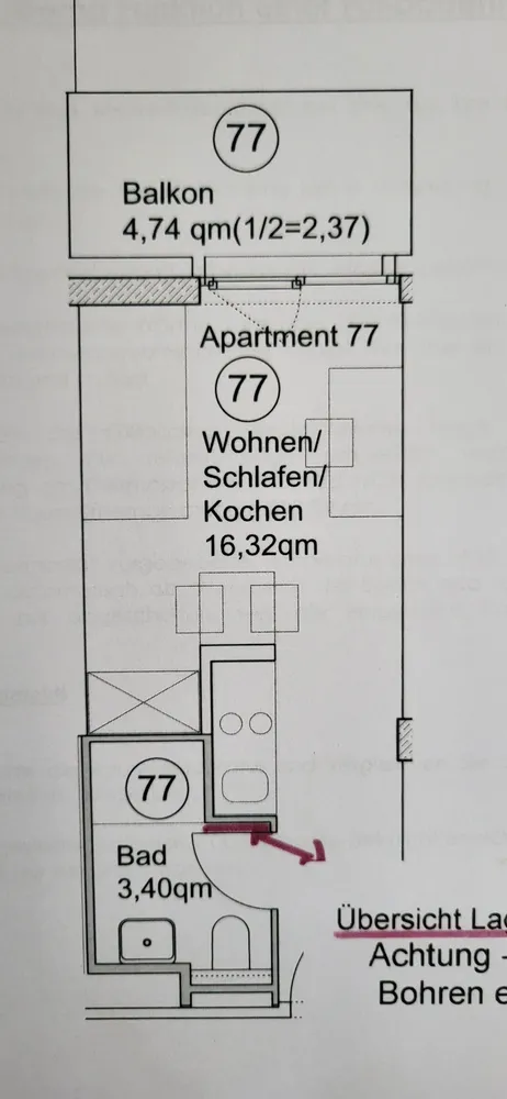 1 Zimmer Wohnung mit 22 m² in Augsburg – Bild 10