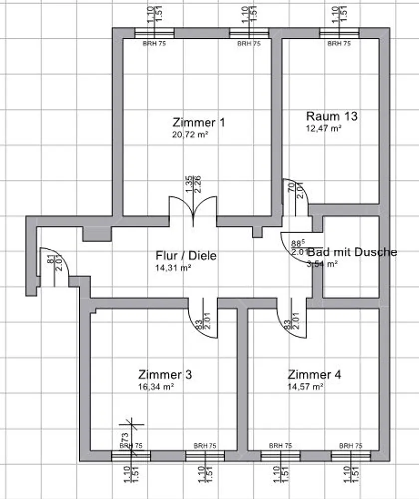 4 room apartment with 78 m² in Cologne – Photo 1