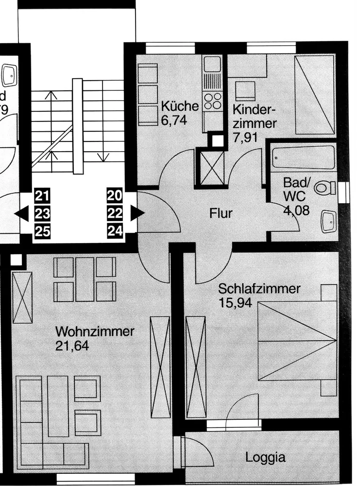 3 Zimmer Wohnung mit 63 m² in München – Bild 8