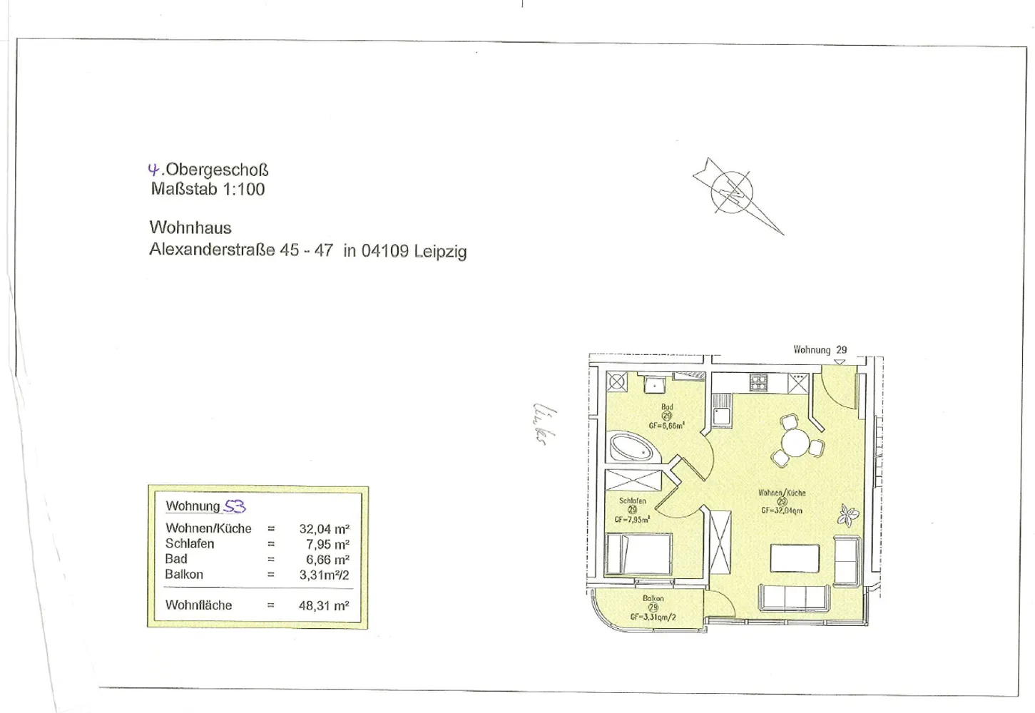 2 Zimmer Wohnung mit 48 m² in Leipzig – Bild 5