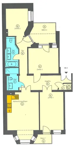 4 Zimmer Wohnung mit 103 m² in Chemnitz – Bild 11
