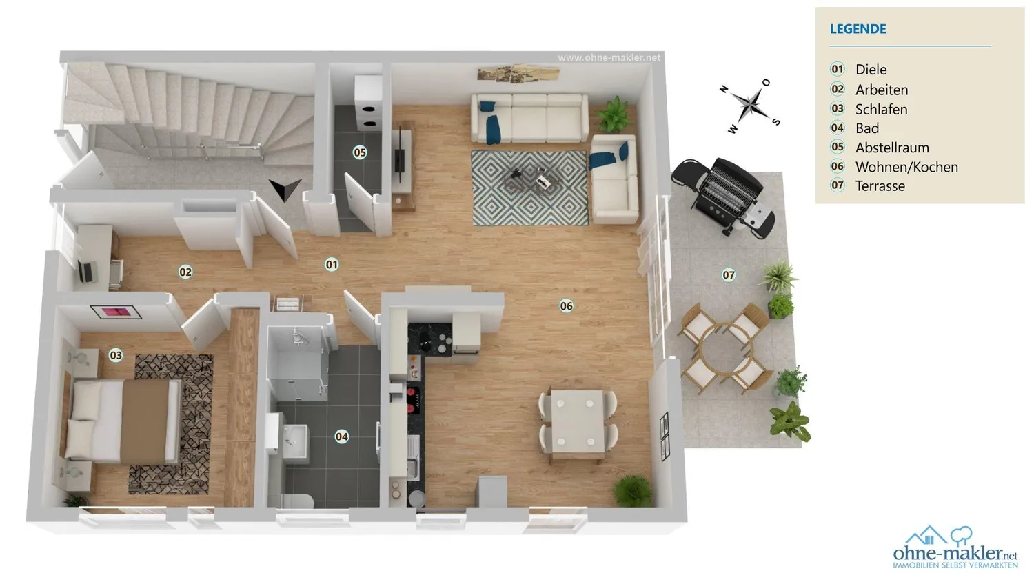 3 Zimmer Wohnung mit 73 m² in Paderborn – Bild 1