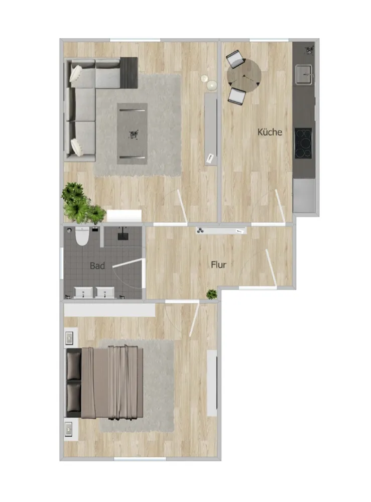 2 room apartment with 45 m² in Dortmund – Photo 9