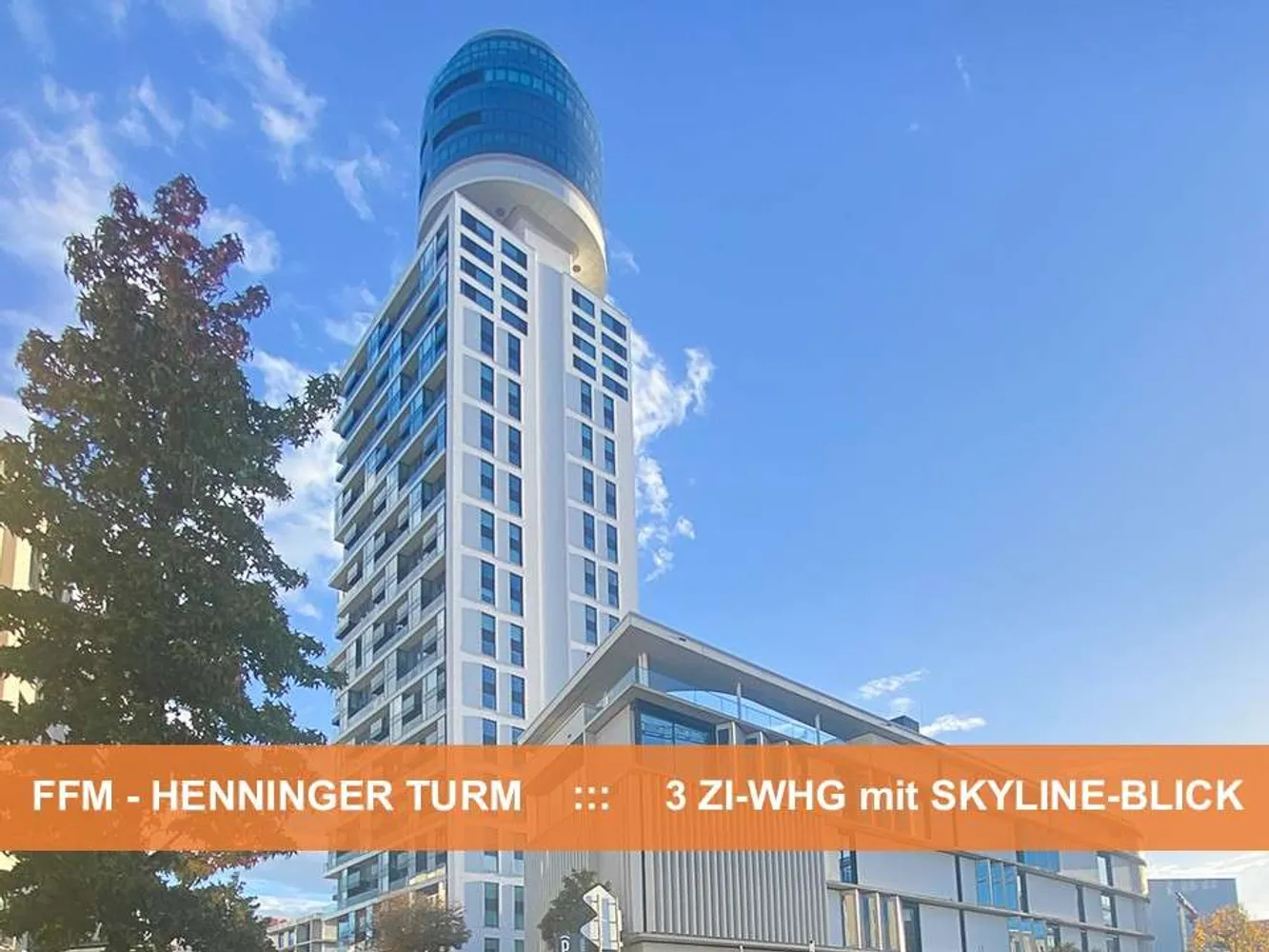 3 Zimmer Wohnung mit 118 m² in Frankfurt am Main – Bild 1