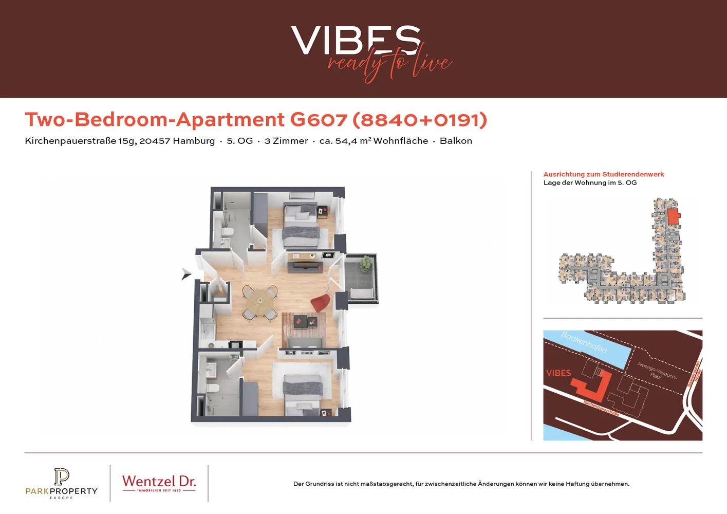 3 Zimmer Wohnung mit 54 m² in Hamburg – Bild 10