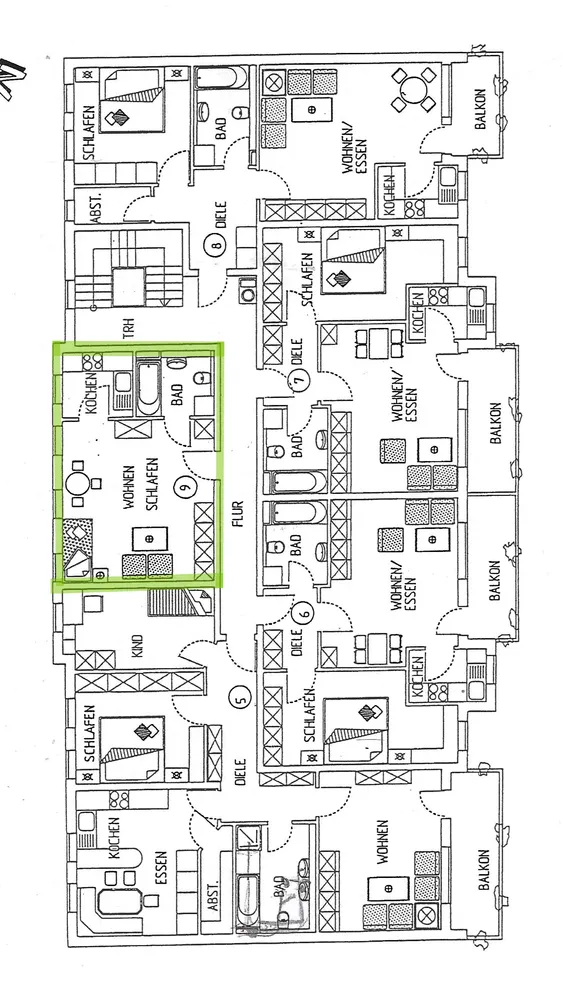 1 room apartment with 31 m² in Magdeburg – Photo 9