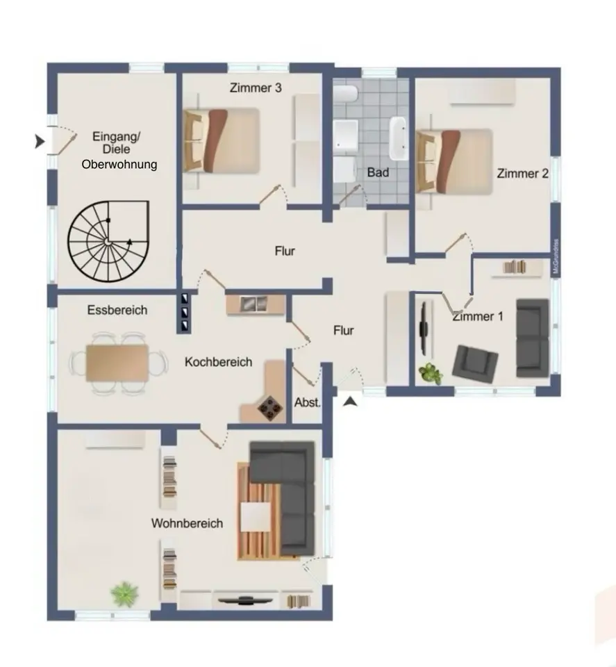 5 Zimmer Wohnung mit 220 m² in Leer – Bild 5