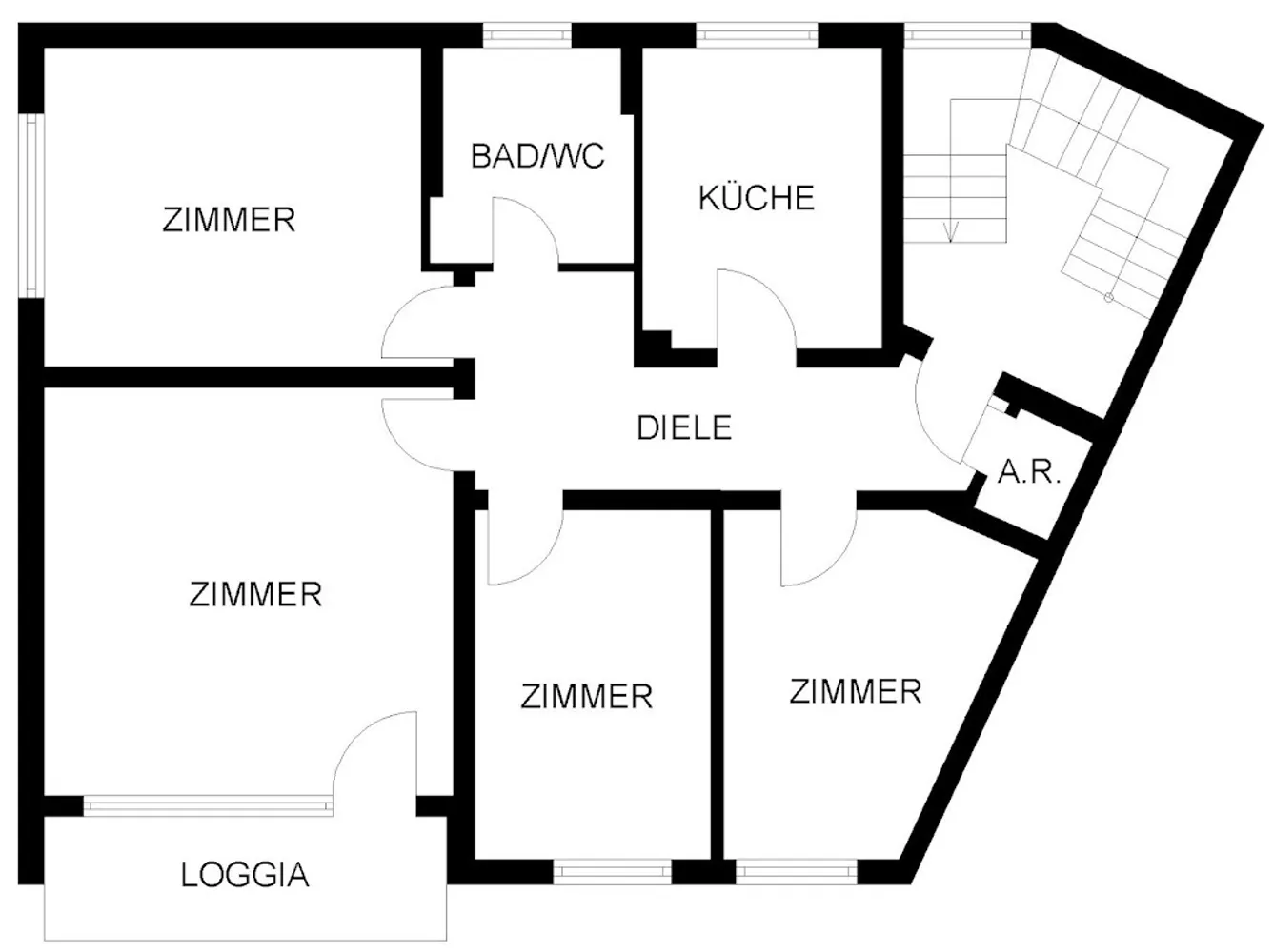 5 Zimmer Wohnung mit 89 m² in Herne – Bild 3
