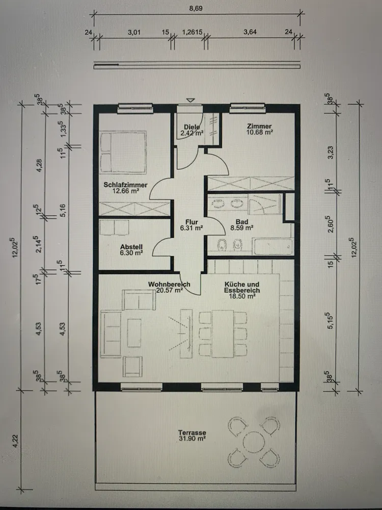3 Zimmer Wohnung mit 94 m² in Braunschweig – Bild 1