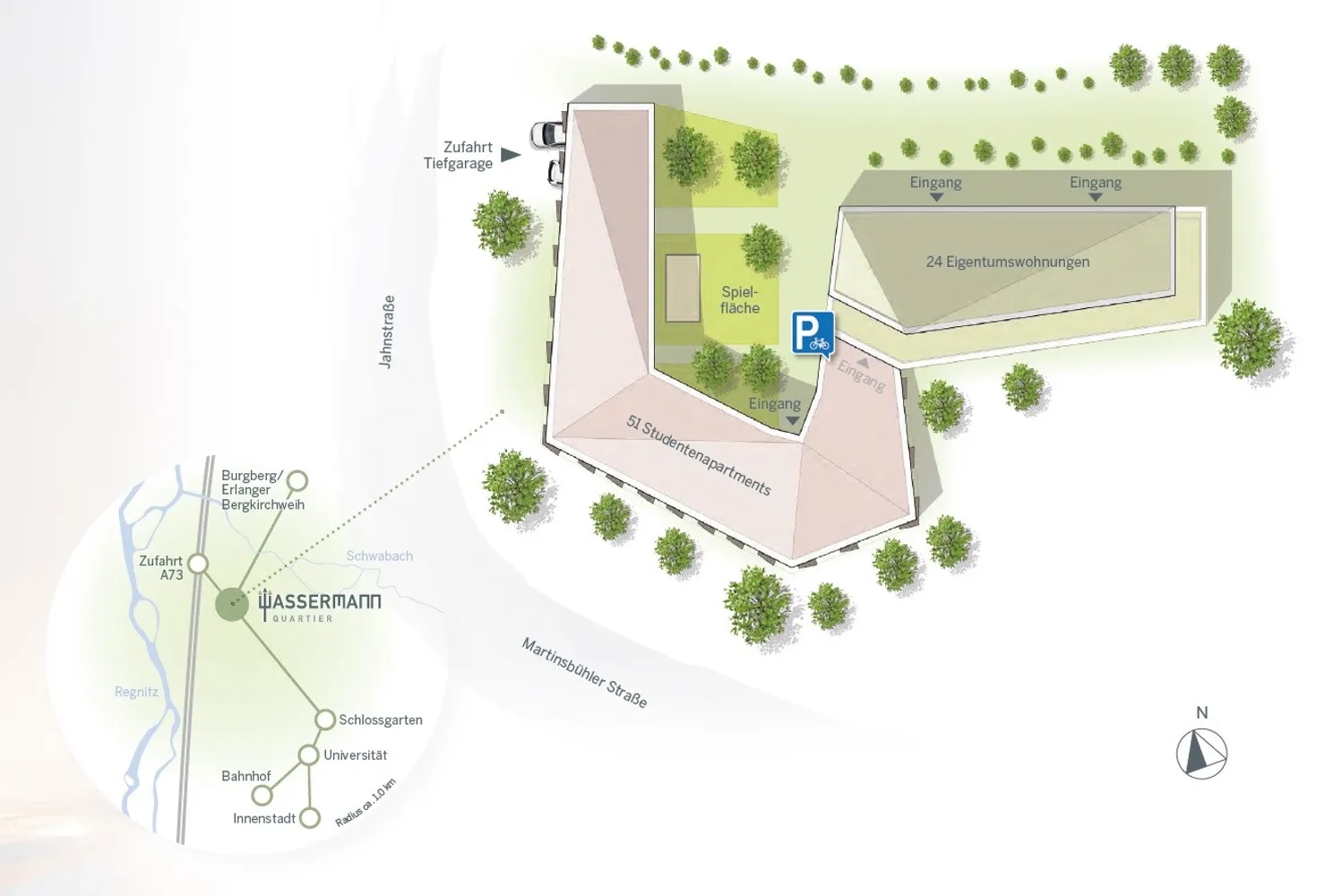 1 Zimmer Wohnung mit 32 m² in Erlangen – Bild 11