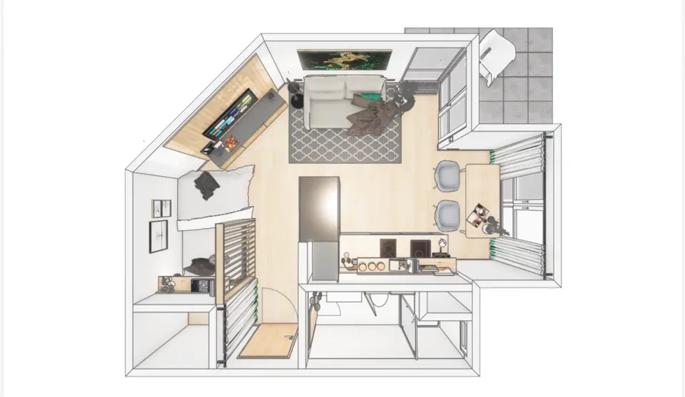2 Zimmer Wohnung mit 30 m² in Bochum – Bild 9