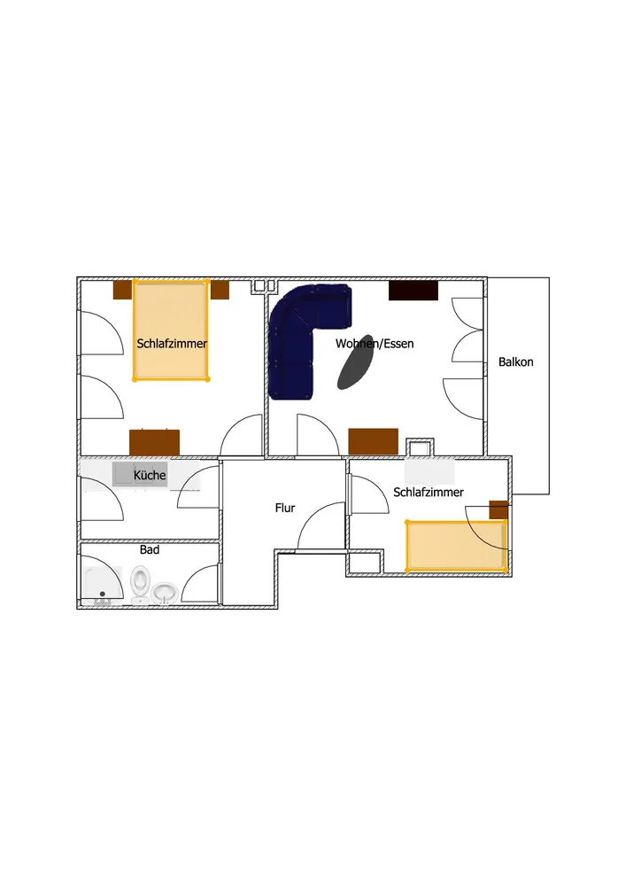 3 Zimmer Wohnung mit 58 m² in Halberstadt – Bild 11