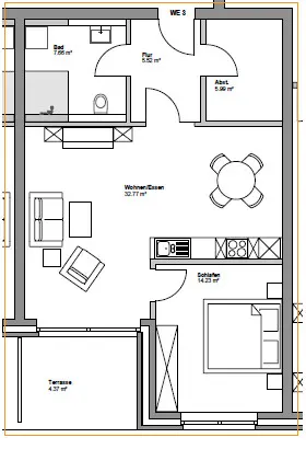 2 Zimmer Wohnung mit 71 m² in Rheine – Bild 7