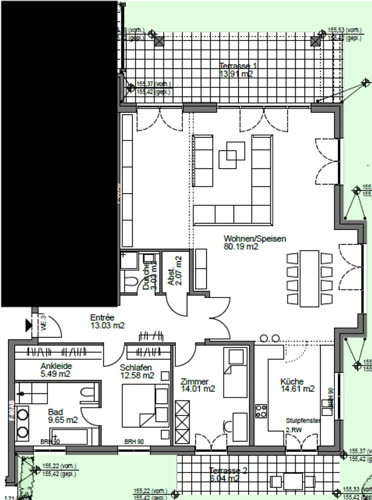 4 Zimmer Wohnung mit 175 m² in Essen – Bild 2
