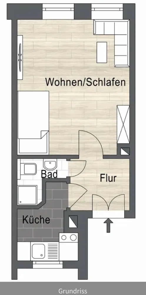 1 Zimmer Wohnung mit 27 m² in Leipzig – Bild 10