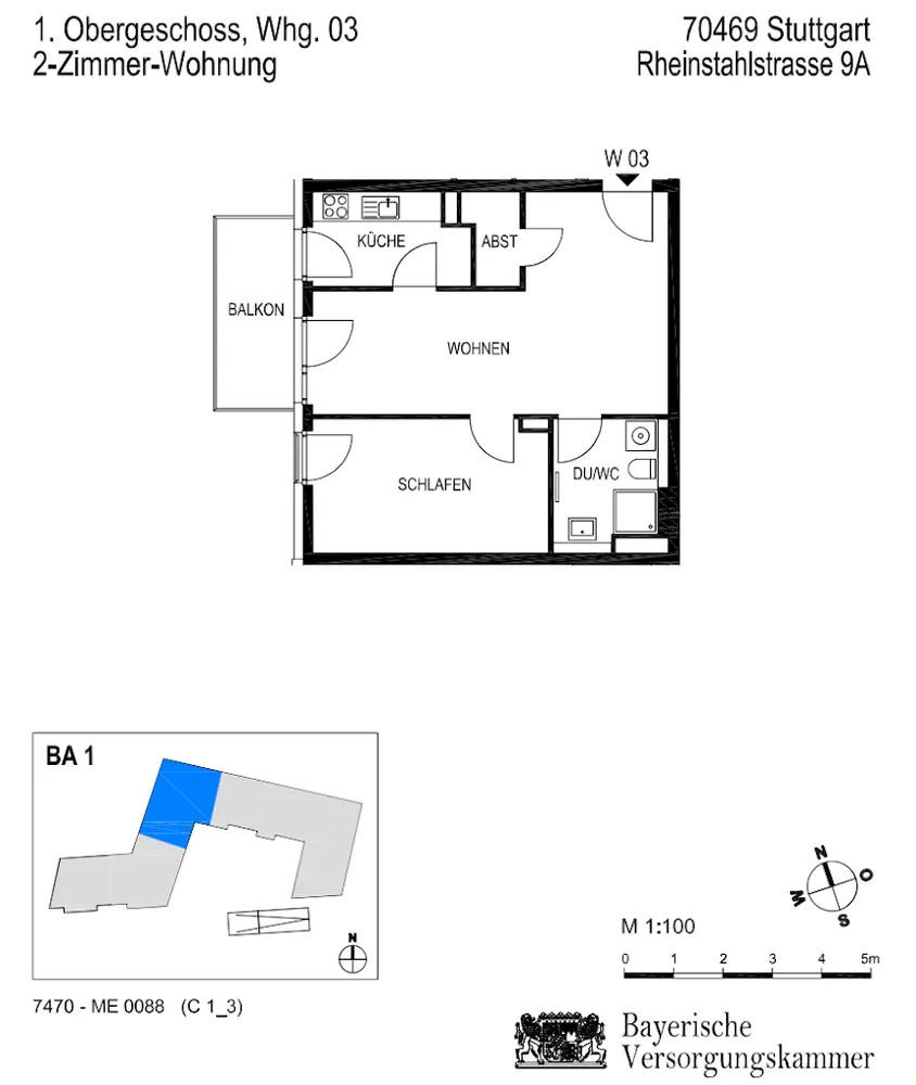 2 Zimmer Wohnung mit 56 m² in Stuttgart – Bild 6