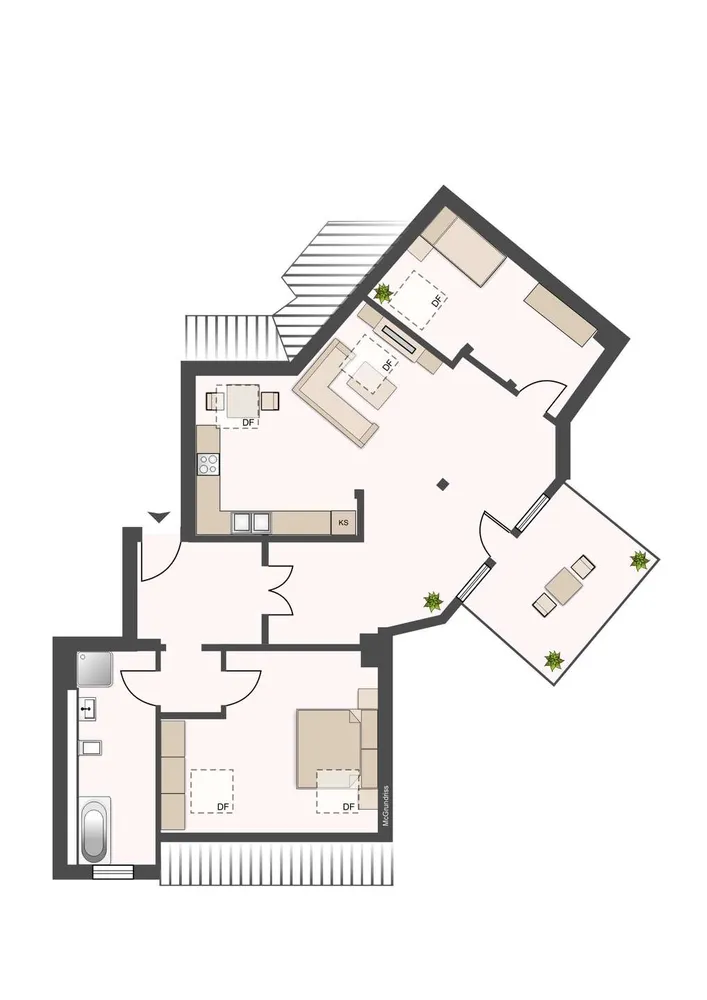 3 Zimmer Wohnung mit 93 m² in Leipzig – Bild 2