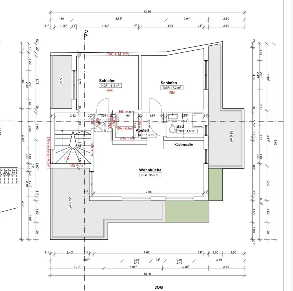 3 room apartment with 95 m² in Cologne – Photo 4
