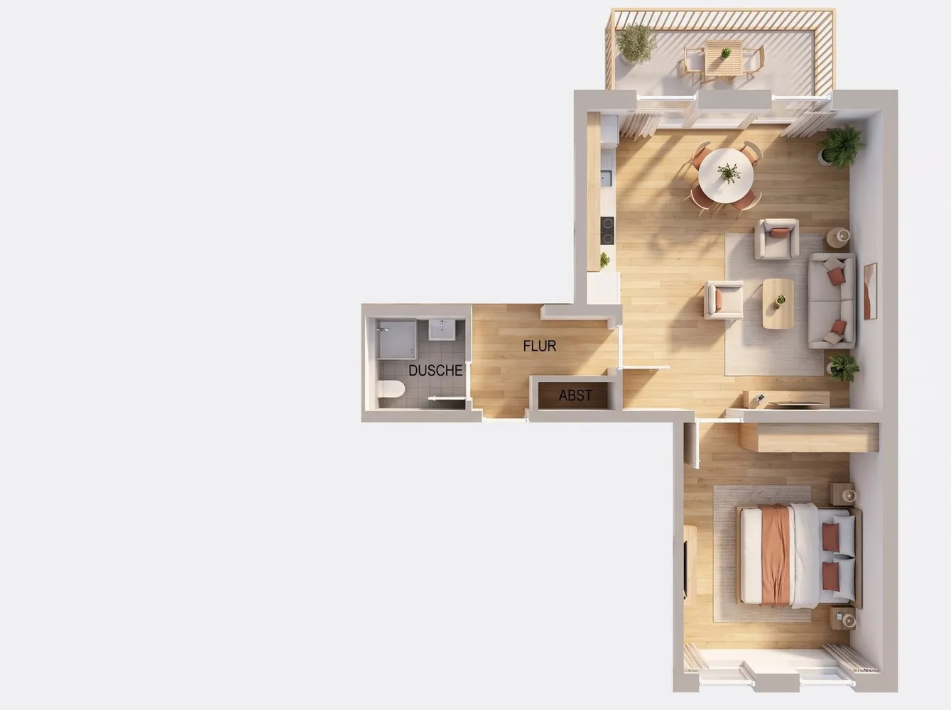2 Zimmer Wohnung mit 58 m² in Leipzig – Bild 7