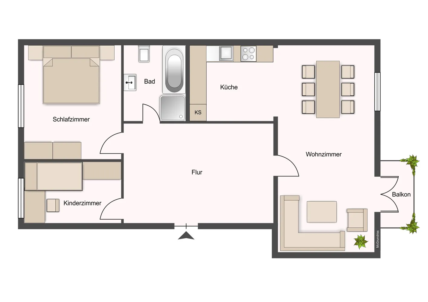 3 room apartment with 60 m² in Chemnitz – Photo 10