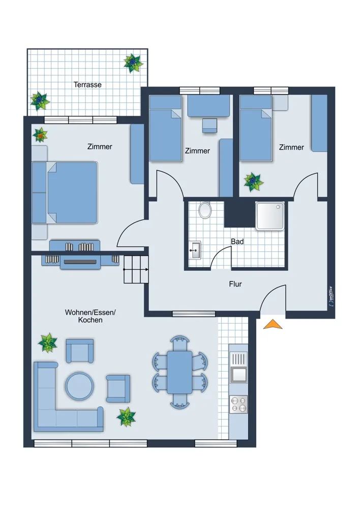 4 Zimmer Wohnung mit 90 m² in Hamburg – Bild 10