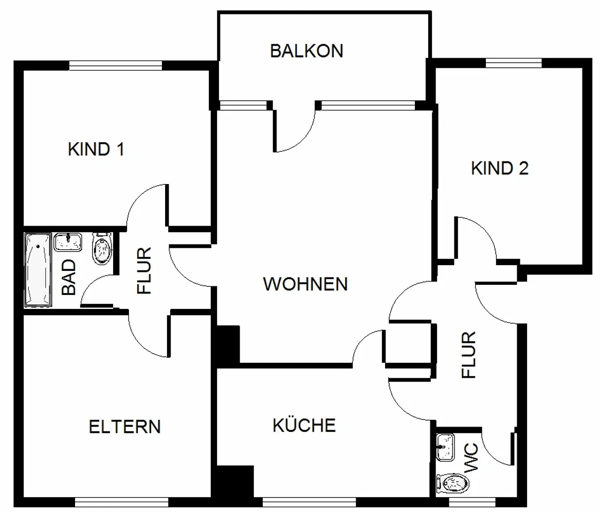 4 Zimmer Wohnung mit 66 m² in Gelsenkirchen – Bild 6