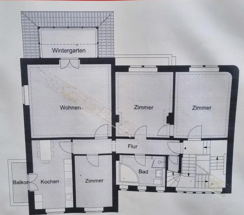 4 Zimmer Wohnung mit 128 m² in Borna – Bild 5
