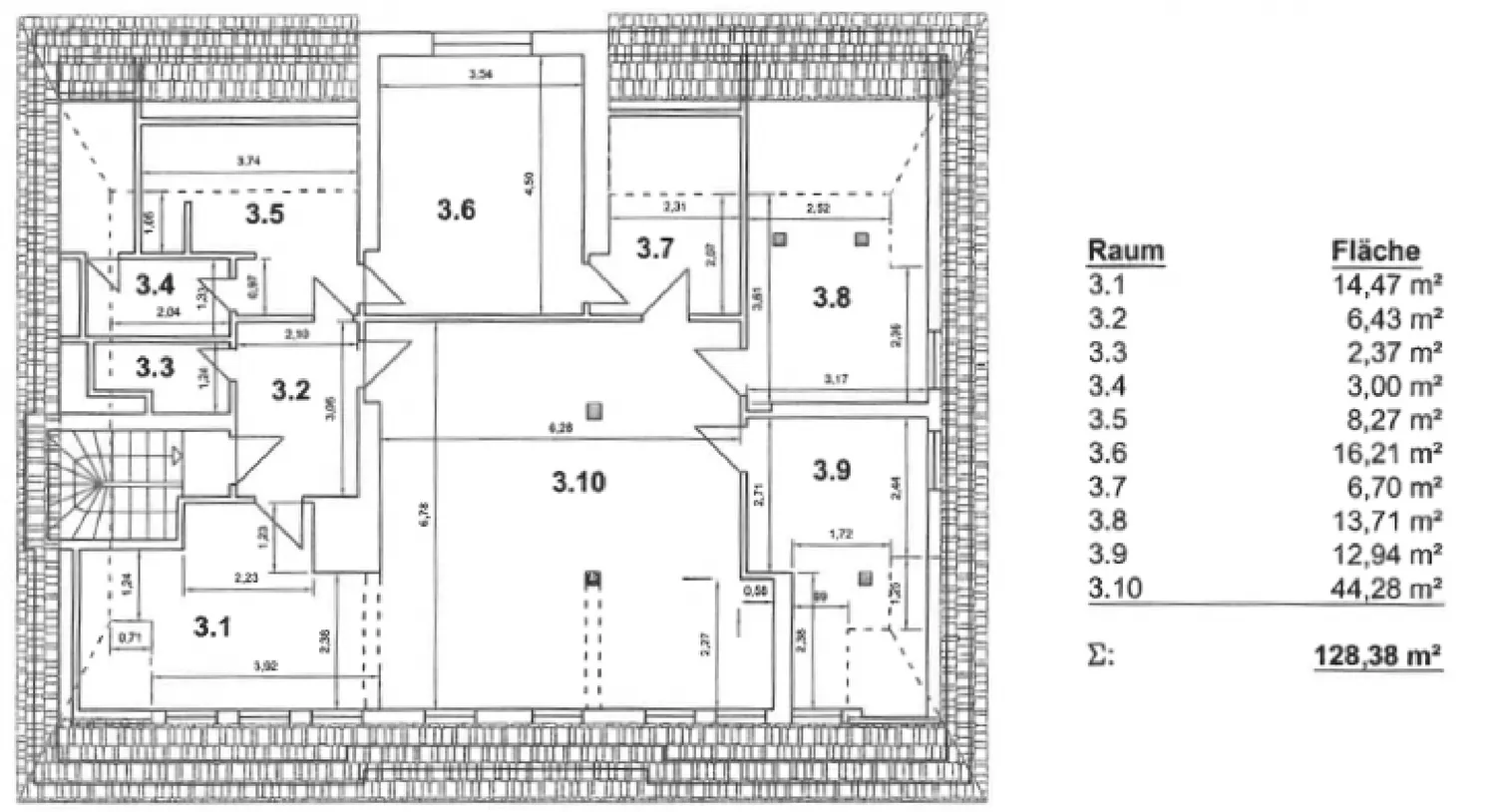 6 Zimmer Wohnung mit 128 m² in Cottbus – Bild 1