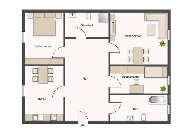 3 room apartment with 90 m² in Chemnitz – Photo 4