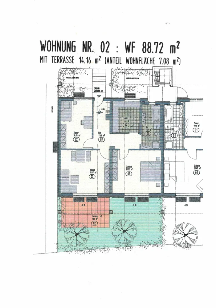 3 Zimmer Wohnung mit 89 m² in Augsburg – Bild 9