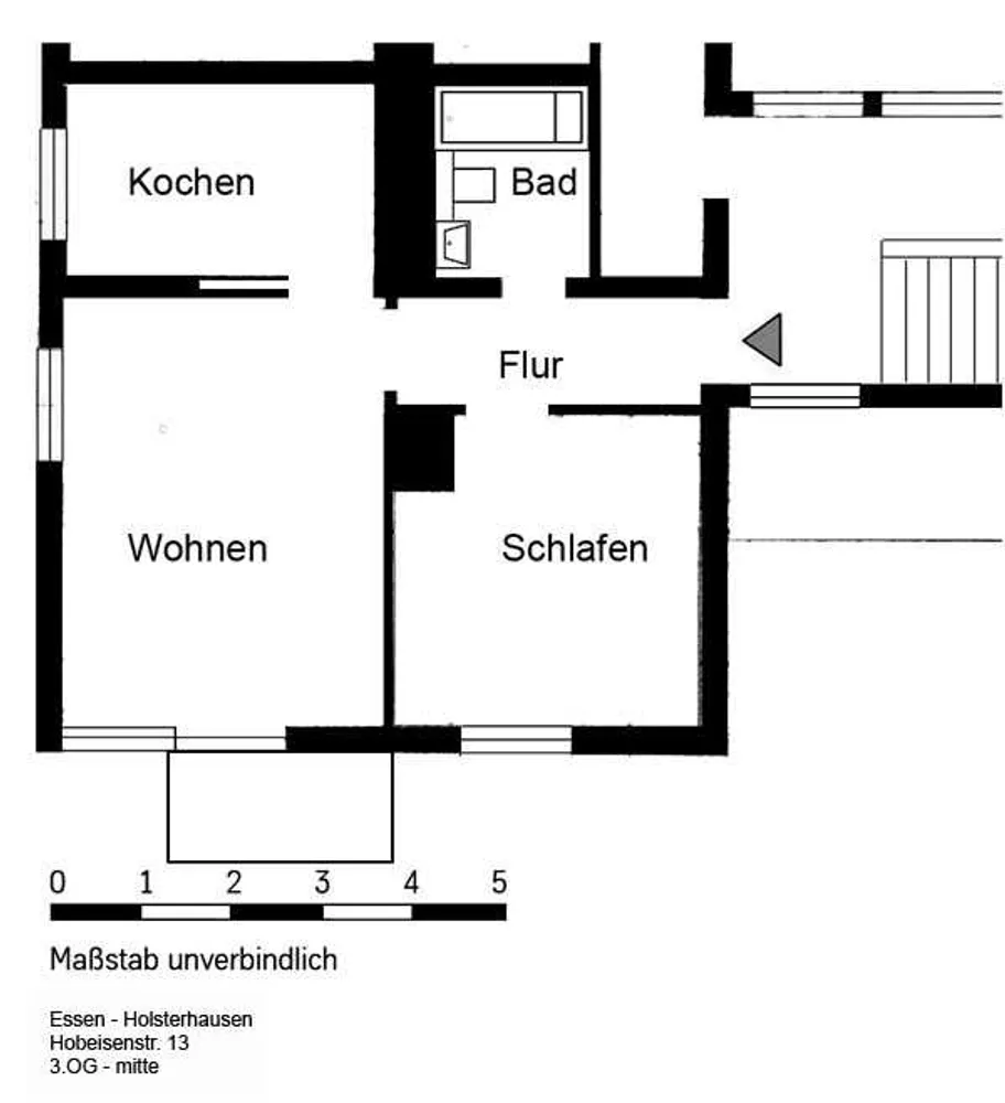 2 Zimmer Wohnung mit 45 m² in Essen – Bild 8