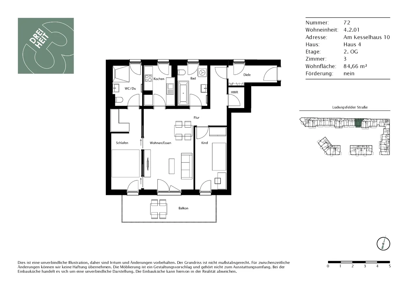 3 Zimmer Wohnung mit 85 m² in München – Bild 10