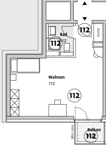 1 room apartment with 34 m² in Berlin – Photo 10