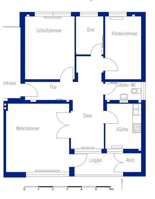 4 Zimmer Wohnung mit 67 m² in Wolfsburg – Bild 5